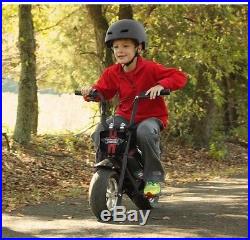 Electric Childrens Motorcycle Youth Mini Bike 24-V Rechargeable Variable Speed