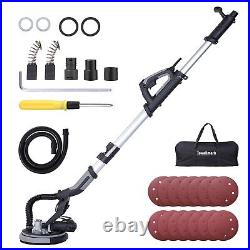 Electric Drywall Sander 750W 900-1800 RPM 7 Variable Speed LED Light with 14 Discs