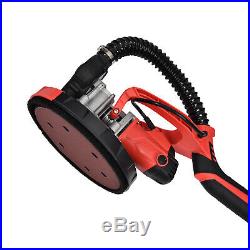 Electric Drywall Sander 800W 6 Variable Speed Sanding Pad Vacuum LED Light US