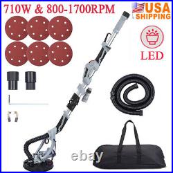 Electric Drywall Sander Variable Speed Sanding Machine withExtendable Handle & LED