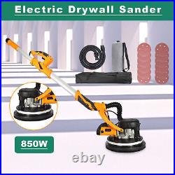 Electric Drywall Sander with LED Light Variable Adjustable Speed Sanding Pad