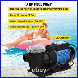 Electric Filter Pump Water Cleaning Tool Swimming Pool Above Ground Filter Pump