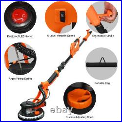 Electric Foldable Drywall Sander 750W Variable Speed withAutomatic Vacuum & Lights