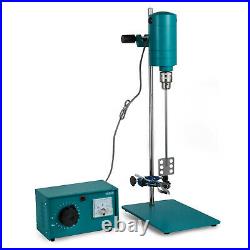 Electric Overhead Stirrer Mixer Variable Speed Steel Shaft Lab Variable Speed