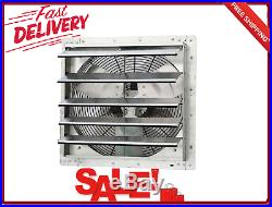 Exhaust Fan With Automatic Shutter 18 In. Variable Speed Galvanized Steel New