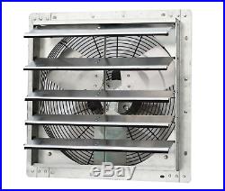 Exhaust Fan With Automatic Shutter 18 In. Variable Speed Galvanized Steel New