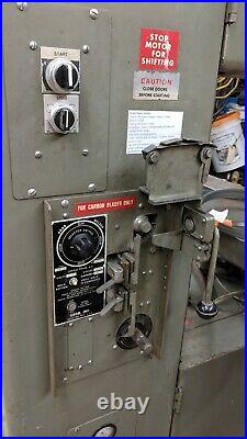 GROB 18 Vertical Band Saw 4v-18 single phase AC drive variable speed + gearbox