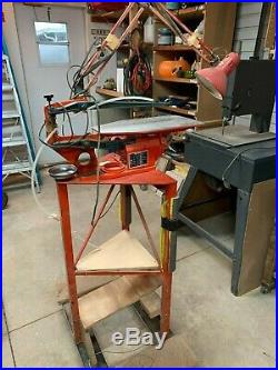 HEGNER M18-V 18 Variable Speed Scroll Saw & Stand. Used