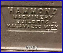 Hammond, 2 Spindle Variable Speed Double End Buffer, Model 5-rrowb-c