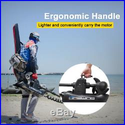 Haswing BLACK 12V 55LBS 48 Variable Speed Bow Mount Electric Trolling Motor