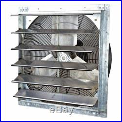 ILiving 24 Inch Variable Speed Wall Mounted Steel Shutter Commercial Exhaust Fan