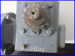 Indiana Variable Speed D. C. Motor 1725 RPM DOERR Electric Gear Reduction Box
