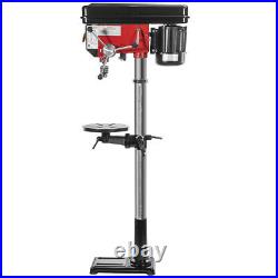Industrial Drill Press Floor Adjustable Table with Laser Guide Variable 16-Speed