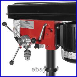 Industrial Drill Press Floor Adjustable Table with Laser Guide Variable 16-Speed