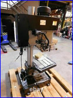 JET 20 Variable Speed Pulley Floor Drill and Tap Press, 460V, 2HP, DAMAGED