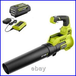 Jet Flan Leaf Blower Cordless Variable-Speed Outdoor Power Tool RY40480VNM