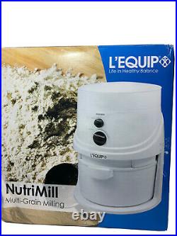 Le'QUIP NutriMill HS 4.3 Variable Speed Classic Grain Mill Instant Flour New
