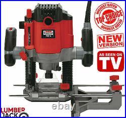 Lumberjack 1/4 Electric Plunge Router Variable Speed 240V with Parallel Fence