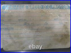MAGNETEK 66676342122-0E Variable Speed DC Electric Motor 2 HP 180v 1750 RPM