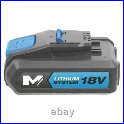 Mac Allister 18V 2x Batteries 1.5Ah Li-Ion Cordless Combi Drill + Hammer + Bag