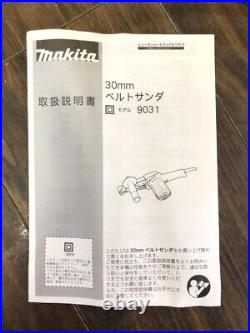 Makita 9031 Belt Sander 30mm variable speed 100V Japan New 120v 2.6kg file Tool