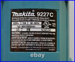 Makita 9227C Variable Speed Electric Sander-Polisher Ex Used Condition See Video