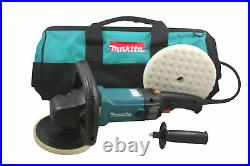 Makita 9237CX2 7 Inch Variable Speed Polisher and Sander with Pad and Bag