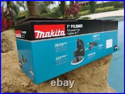 Makita 9237CX3 7 Corded 3000RPM Variable Speed polisher Bag & 2 Pads