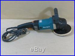Makita 9237C Variable Speed 7 Corded Electric Polisher, Bag, Pads, 10 Amp, Buffer