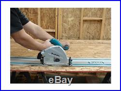 Makita Plunge Circular Saw Variable Speed Control with Guide Rail Power Tool New