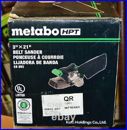 Metabo HPT 3 x 21 Corded Electric Variable Speed Belt Sander SB8V2