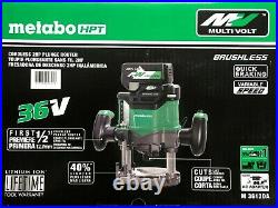 Metabo M3612DA 36 volt Cordless 2HP Variable Speed Plunge Router Kit NEW