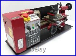 Microlux True-Inch 7x14 Variable Speed Mini Lathe With Chucks, Bits, Manual