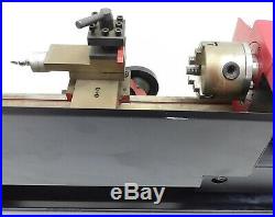 Microlux True-Inch 7x14 Variable Speed Mini Lathe With Chucks, Bits, Manual