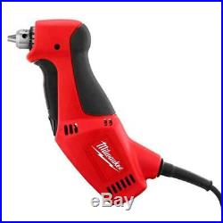Milwaukee 3/8 In. 3.5 Amp Close Quarter Drill Variable Speed Electric Corded New