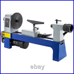 Mini Wood Lathe 8''x12'' Variable Speed Benchtop 1/3 HP 500-3200RPM Tool Rests