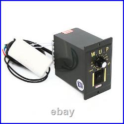 NEW AC 110V 90W Gear Motor Electric Motor Variable Reducer Speed controller 100K