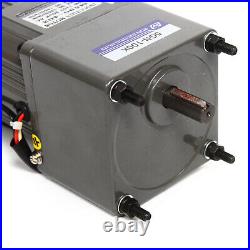 NEW AC 110V 90W Gear Motor Electric Motor Variable Reducer Speed controller 100K