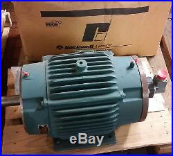 New 5HP Reliance Electric VXS Inverter Duty Variable Speed Motor 460v, withencoder