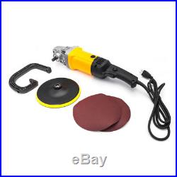 New 7 Electric Polisher Variable 6-Speed Buffer Truck Waxer Car Detail Sander