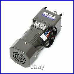 New AC110V 90W Gear Electric Motor+Variable Speed Reduction Controller 27RPM 50K