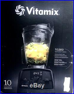 New Vitamix V1200 Venturist Series Blender Variable Speed Black Free Shipping