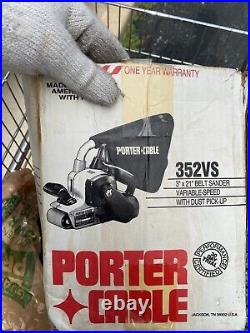 Porter Cable 352VS Heavy Duty Variable Speed Belt Sander- 3 X 21