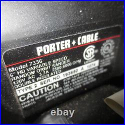 Porter Cable Model 7336 6 inch Random Orbital Sander Polisher Buffer With Case NEW