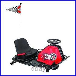 Razor Crazy Cart 24V Electric Drifting Go Kart Variable Speed, Up to 12 mph