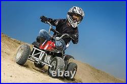 Razor Dirt Quad 24V Electric 4-Wheeler ATV Twist-Grip Variable-Speed Acceler