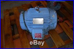 Reliance Electric 7.5 HP Inverter Duty Variable Speed Motor, RPM 1765/2645, Used