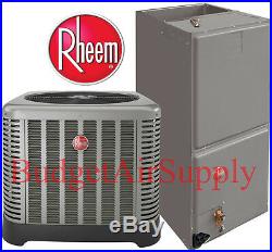Rheem / Ruud 3 ton 14 SEER Heat Pump VARIABLE SPEED RP1436AJ1+RH1V3617+Heater
