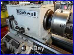Rockwell-Delta 14 Metal Lathe Variable Speed Model 25-210
