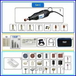 Rotary Tool Set Electric Mini Drill Engraver Kit with Attachments and Accessorie